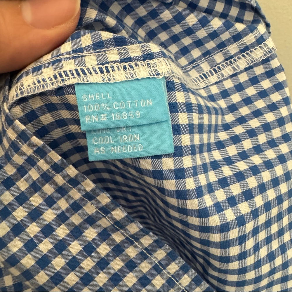 J. McLaughlin Checkered Button Down Sleeveless To… - image 4